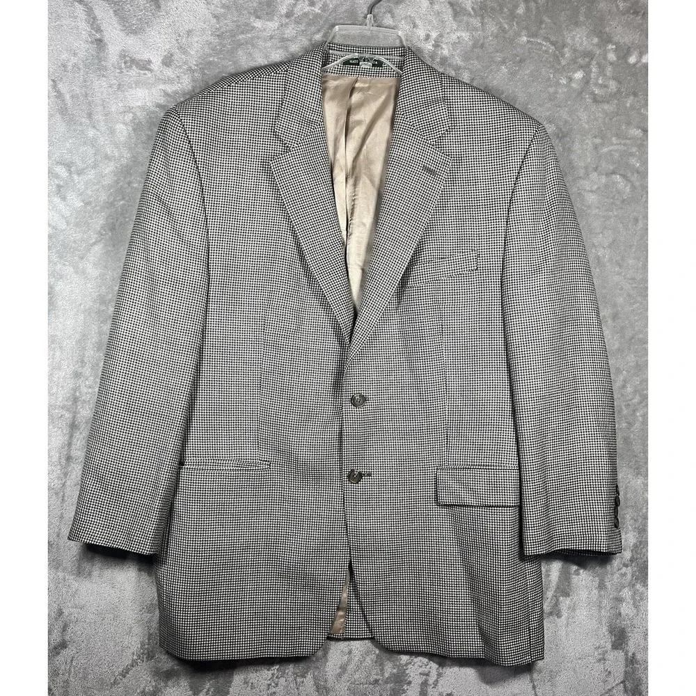 VTG Ralph Lauren Blazer Suit‎ Jacket Casual Travel Silk Wool 44R Business Coat
